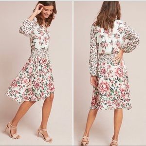 FARM Rio Anabela Floral Dress Anthro